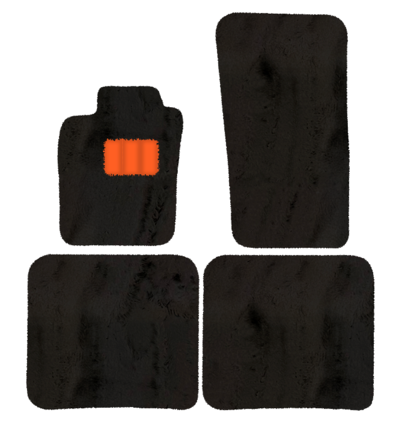Blue Floor Mats For Bentley Flying Spur (2019-2023) - AutoWin
