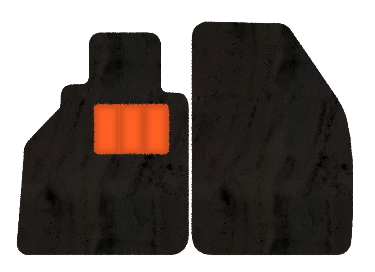 Blue Floor Mats for Porsche 986 Boxster (1996-2004) | ER56 Design - ER56 Design