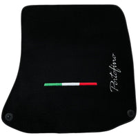 Black Floor Mats for Ferrari Portofino (2018-2023) Italian Edition - AutoWin