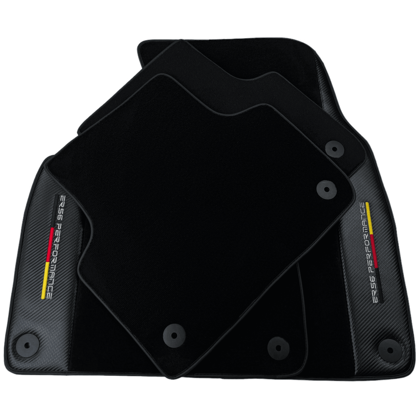 Black Floor Mats for Audi A4 - B9 Allroad Quattro (2020-2024) | ER56 Performance - AutoWin