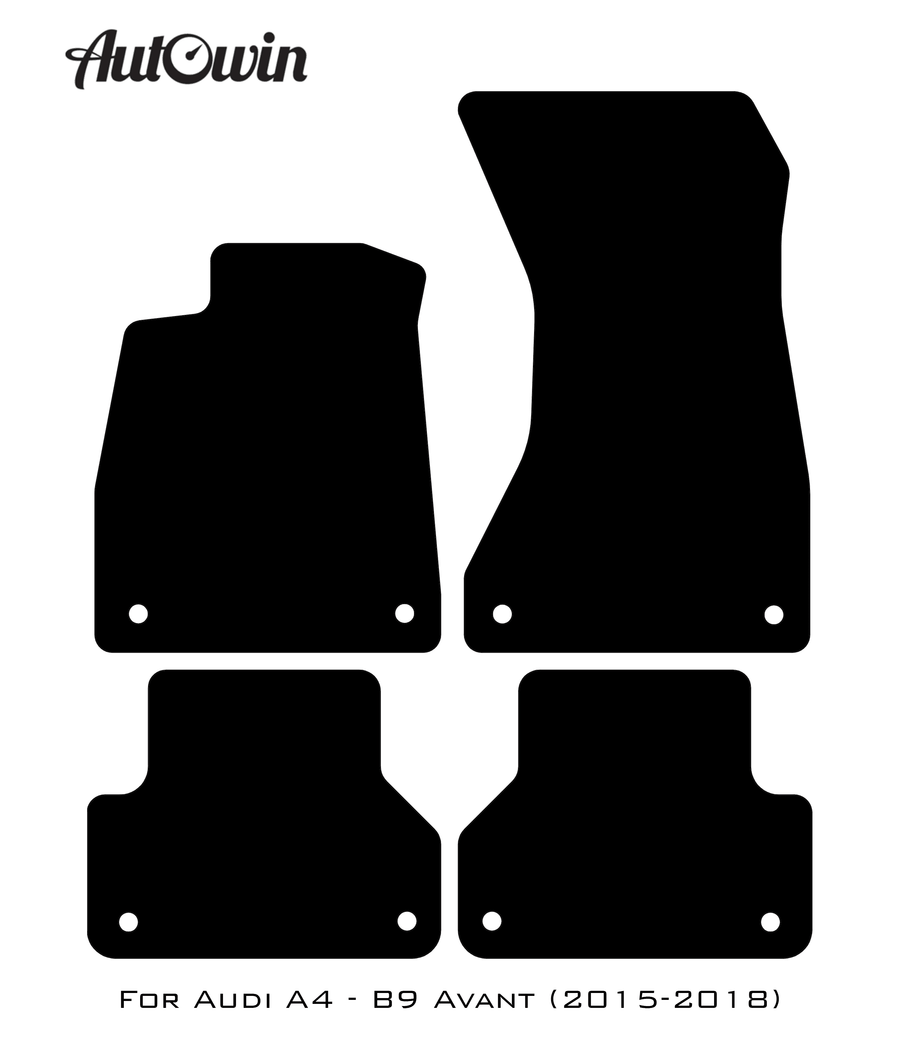 Floor Mats for Audi A4 - B9 Avant (2015-2018) - AutoWin