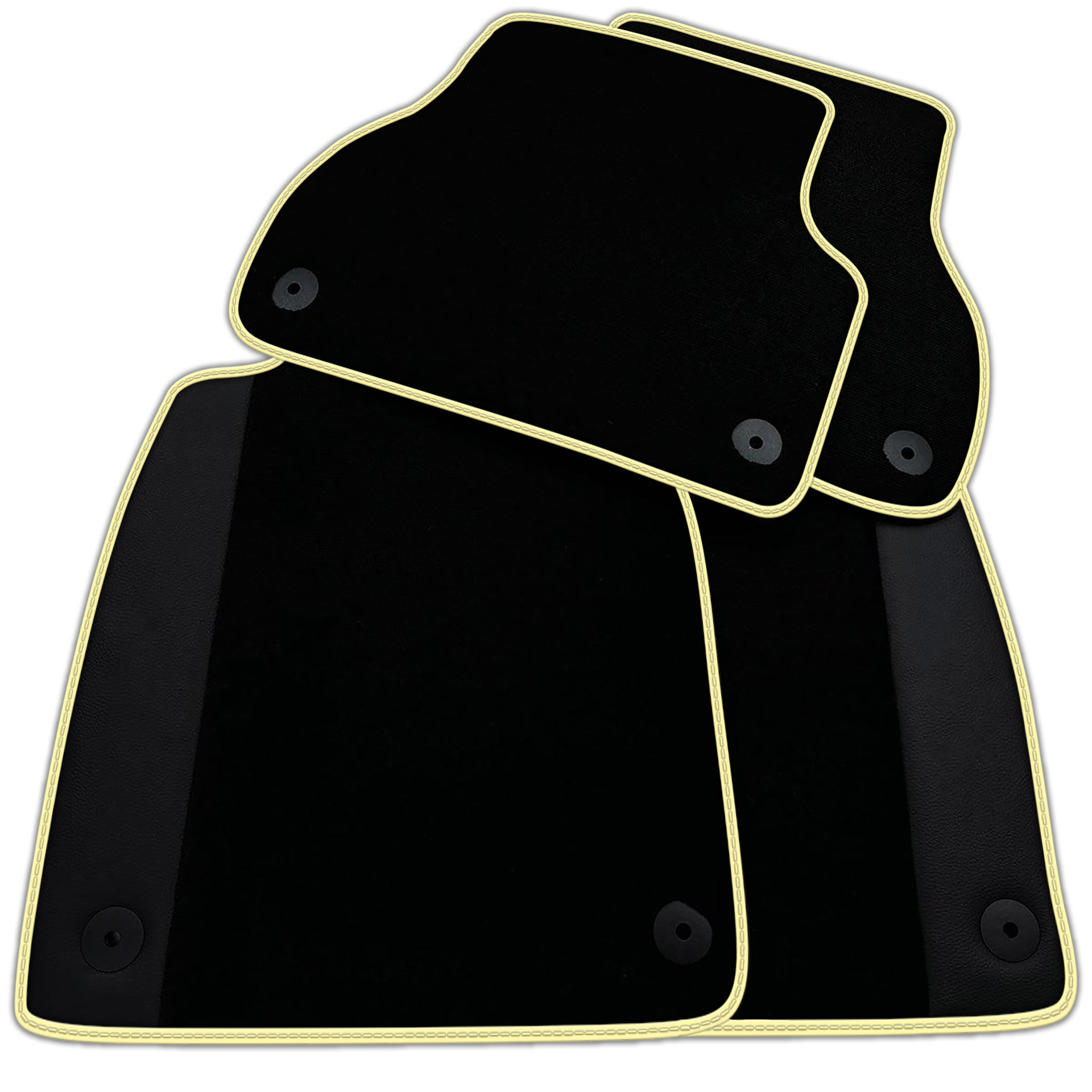 Customizable Black Floor Mats for Audi A6 - C7 Allroad Quattro (2012-2019)