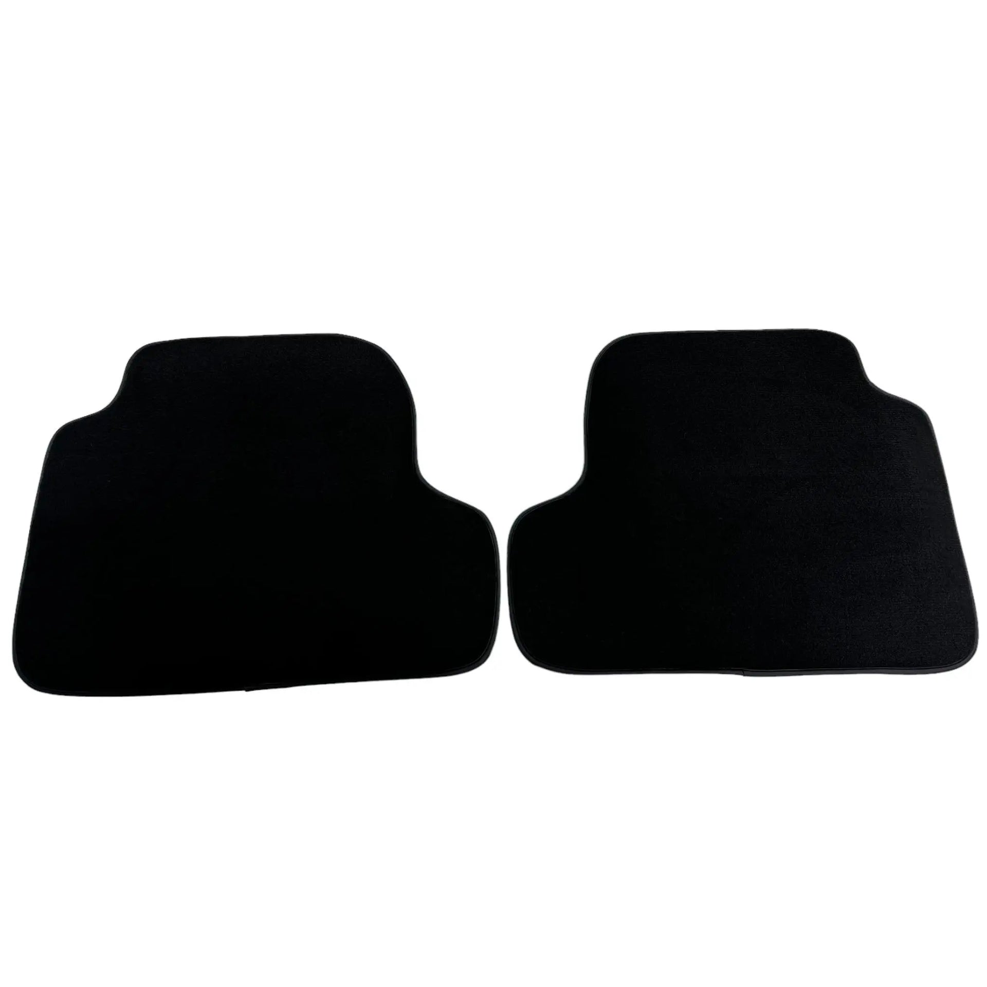 Black Floor Mats For BMW 4 Series F32 With Color Stripes Tailored Set Perfect Fit - AutoWin