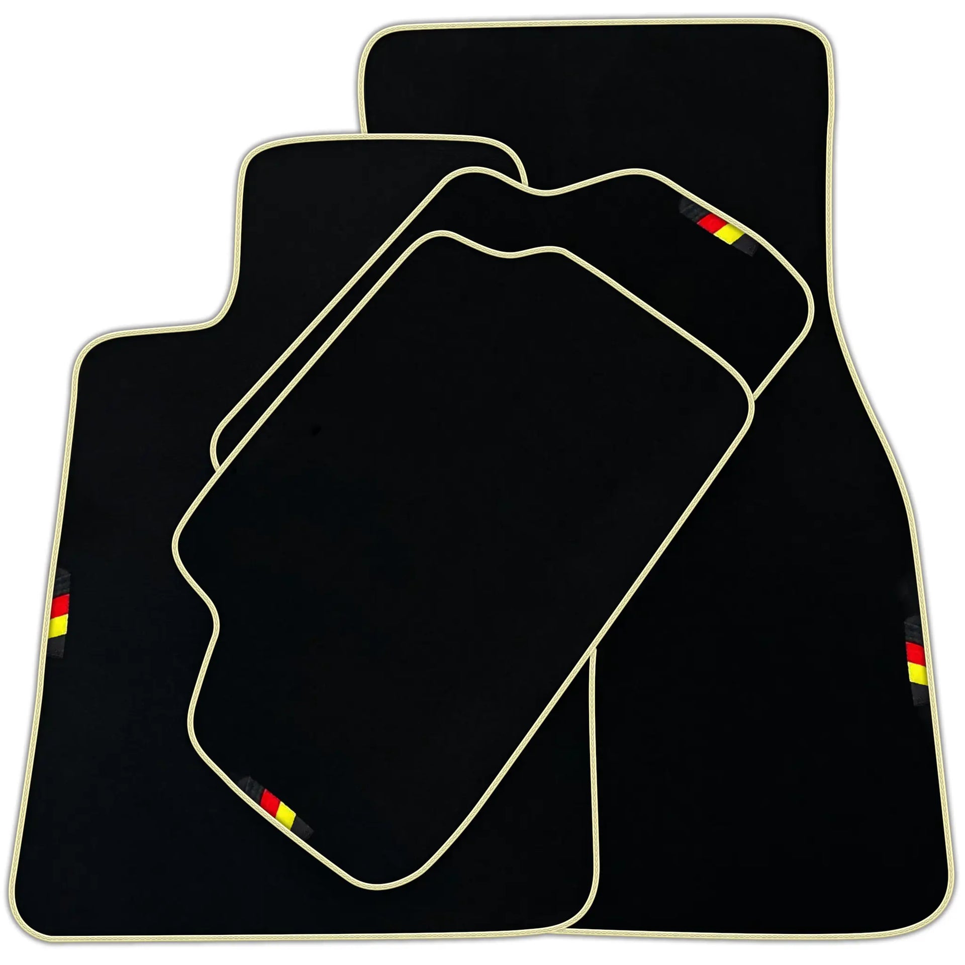 Black Floor Mats For BMW 7 Series E66 Germany Edition AutoWin Brand | Various Trim Colors