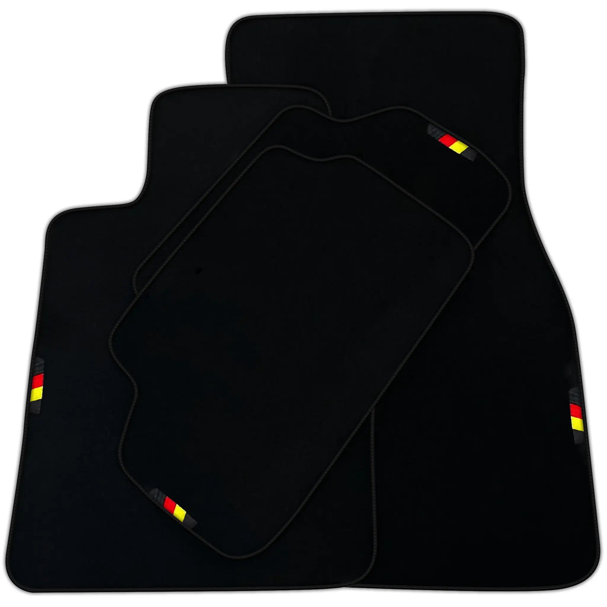 Black Floor Mats For BMW 7 Series G12 Germany Edition AutoWin Brand | Various Trim Colors