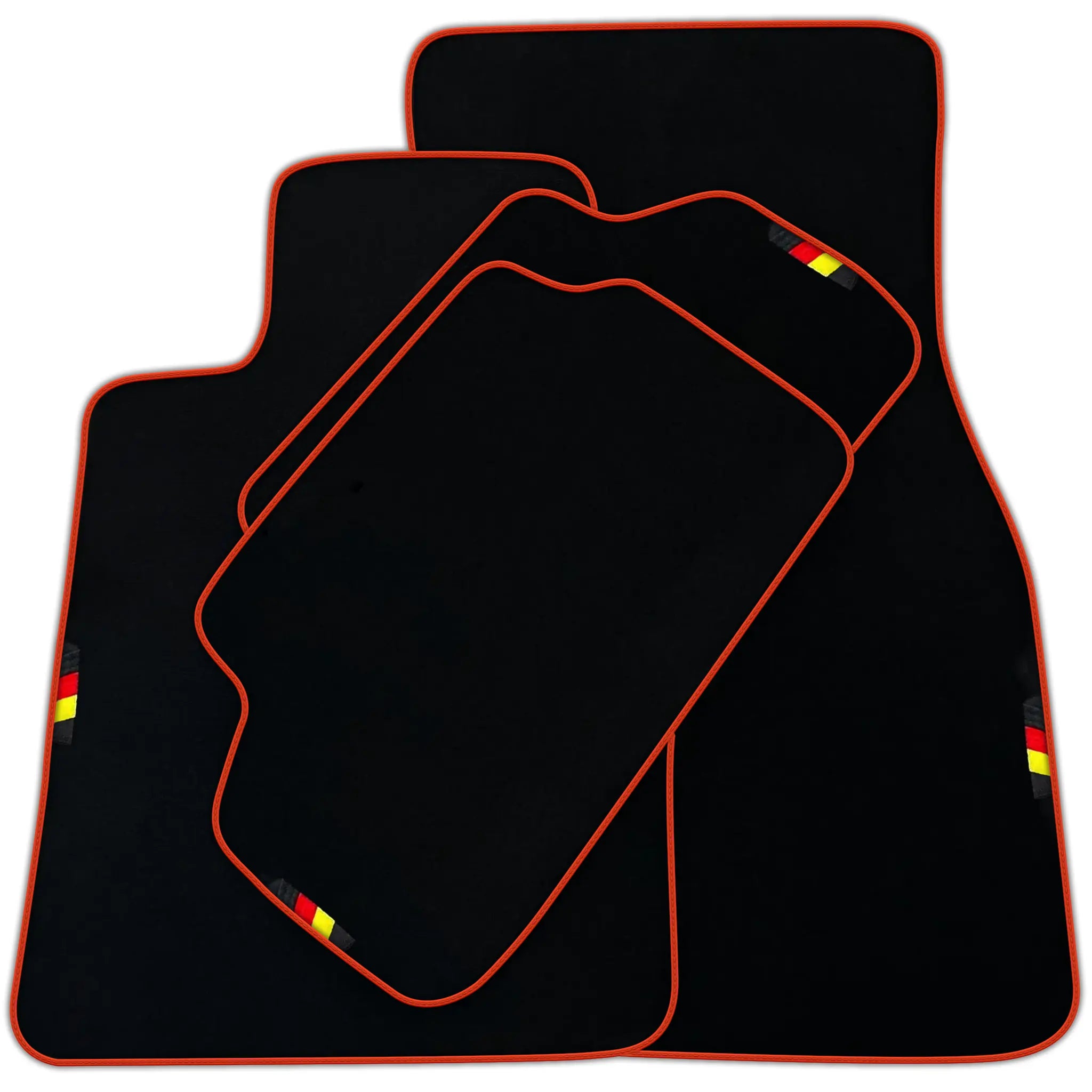 Black Floor Mats For BMW 7 Series G12 Germany Edition AutoWin Brand | Various Trim Colors