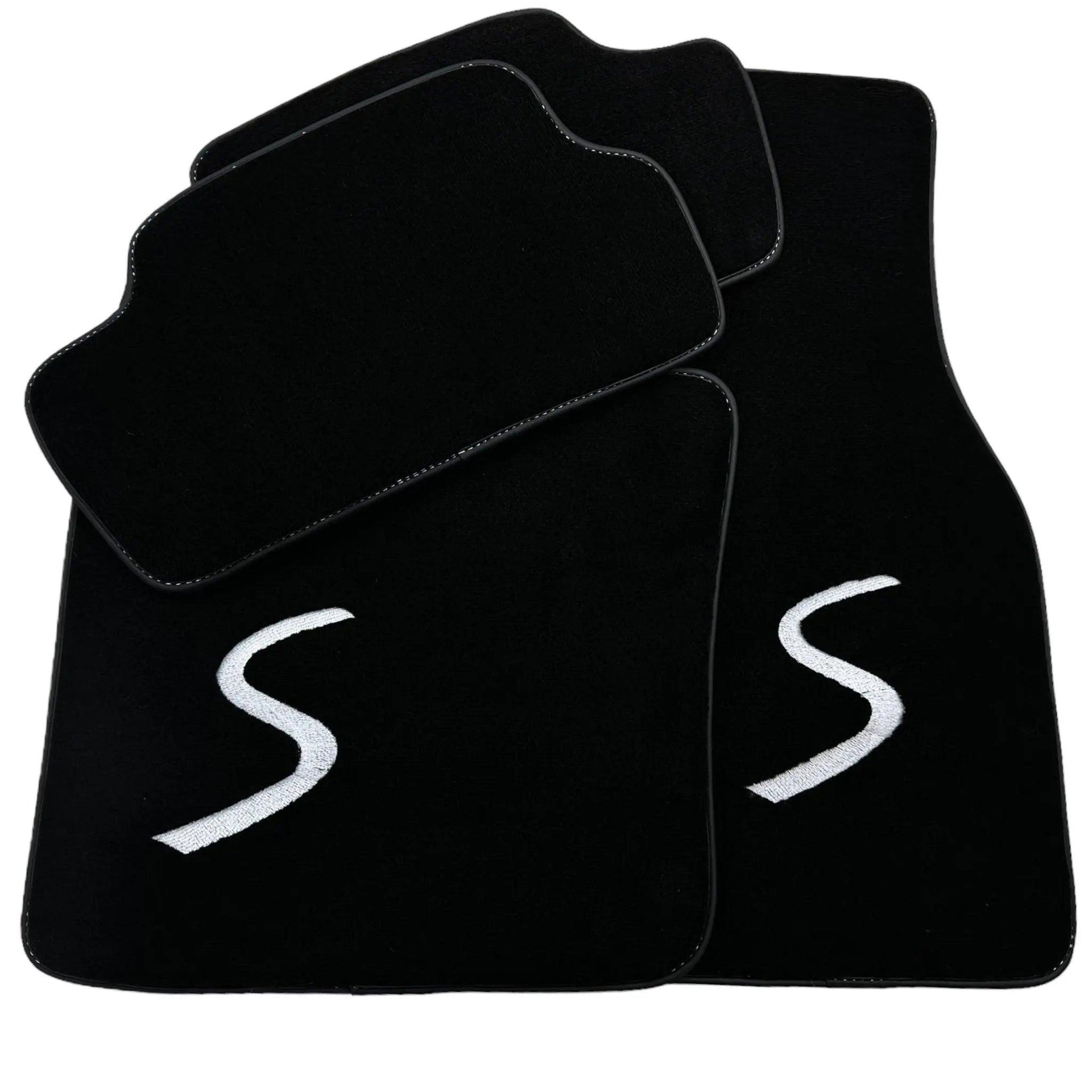 Black Floor Mats for Mini Cabrio F57 Convertible (2016-2023) - AutoWin