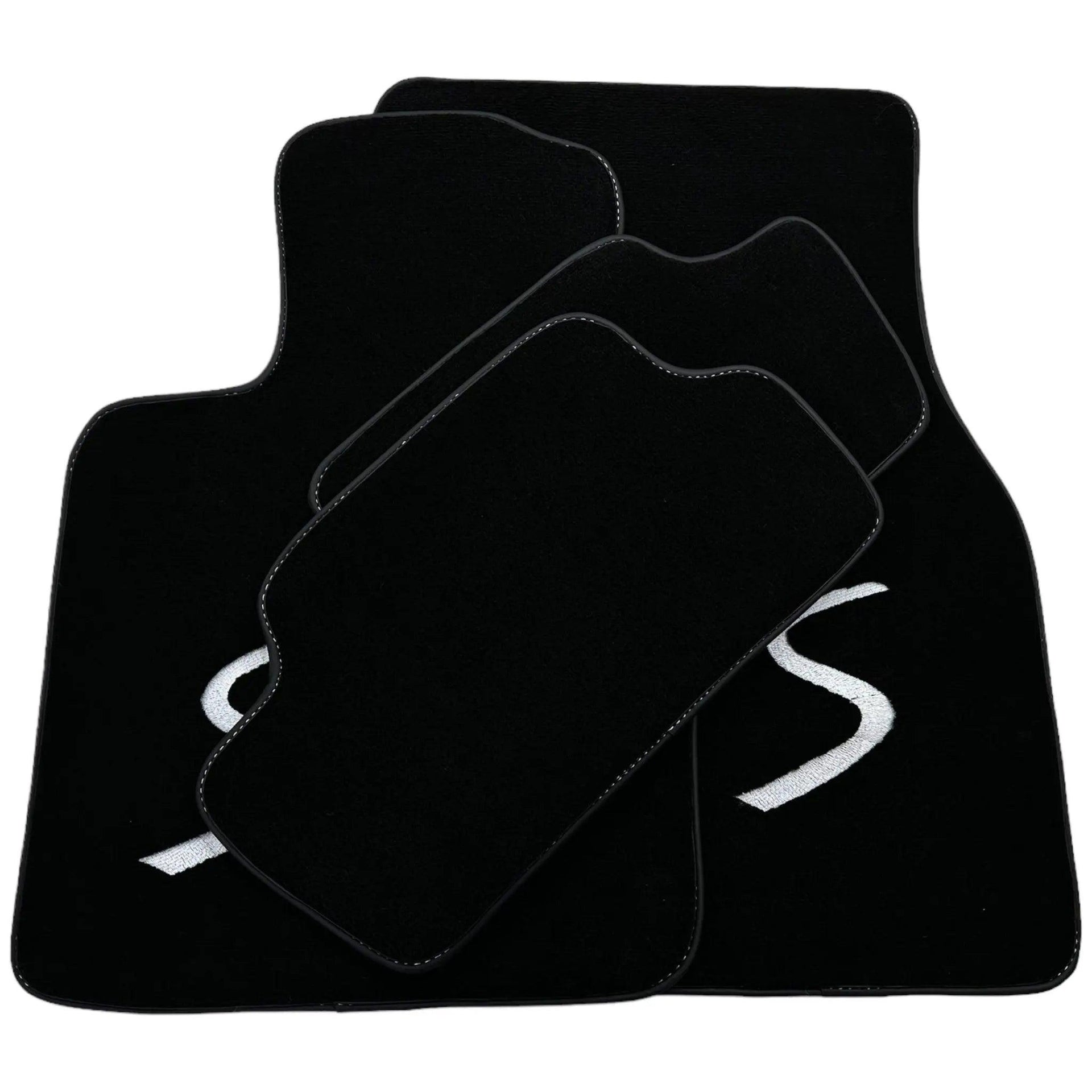 Black Floor Mats for Mini Cabrio F57 Convertible (2016-2023) - AutoWin