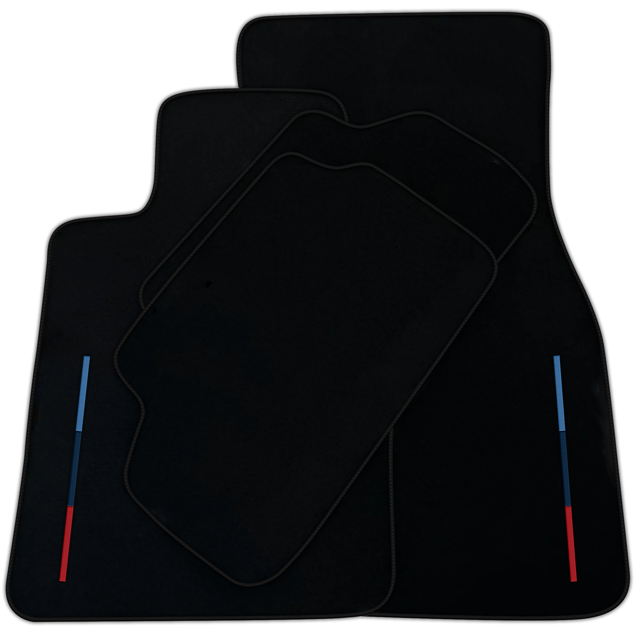 Black Floor Mats For BMW 3 Series E90 Tailored Set | Various Trim Colors