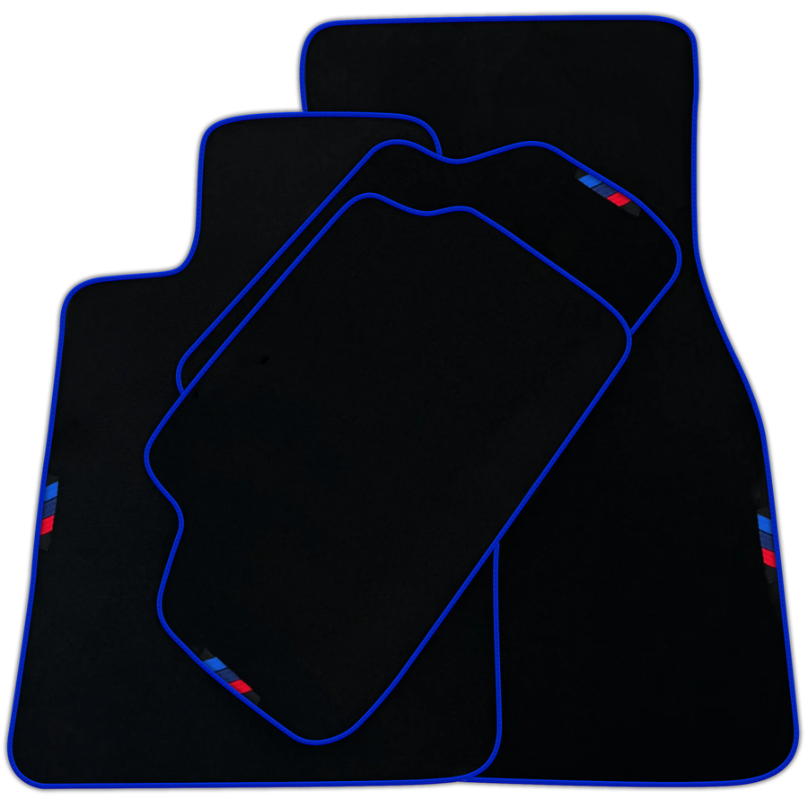 Black Mats For BMW U06 (2022-2026) | Blue Trim | Various Trim Colors