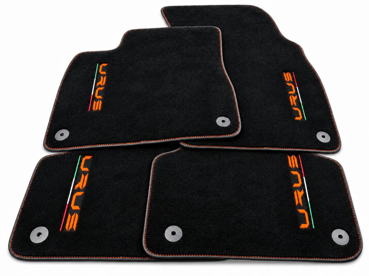 Customizable Floor Mats For Lamborghini Urus Red Tailored Carpets