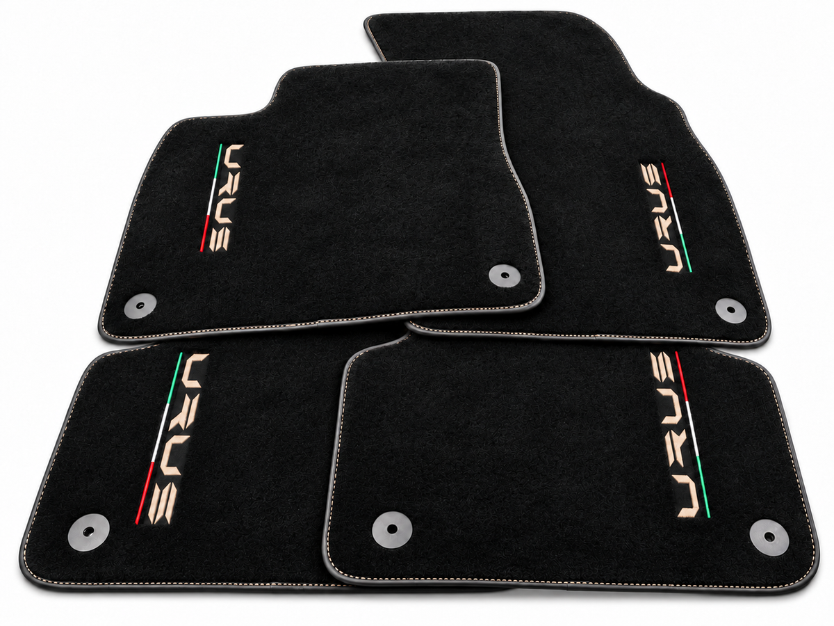 Customizable Floor Mats For Lamborghini Urus Red Tailored Carpets