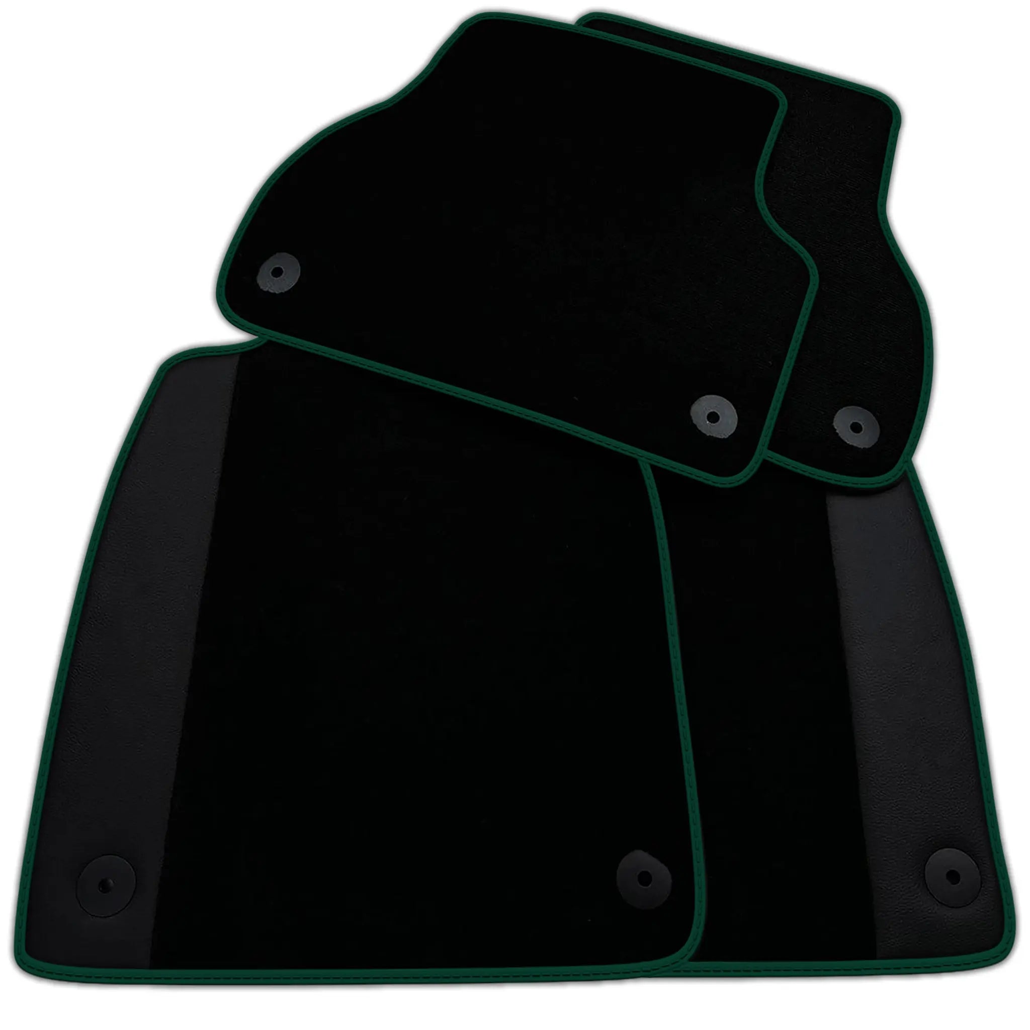 Customizable Black Floor Mats for Audi A3 - 5-door Sportback (MHEV) Mild Hybrid Electric Vehicle (2021 - 2024)