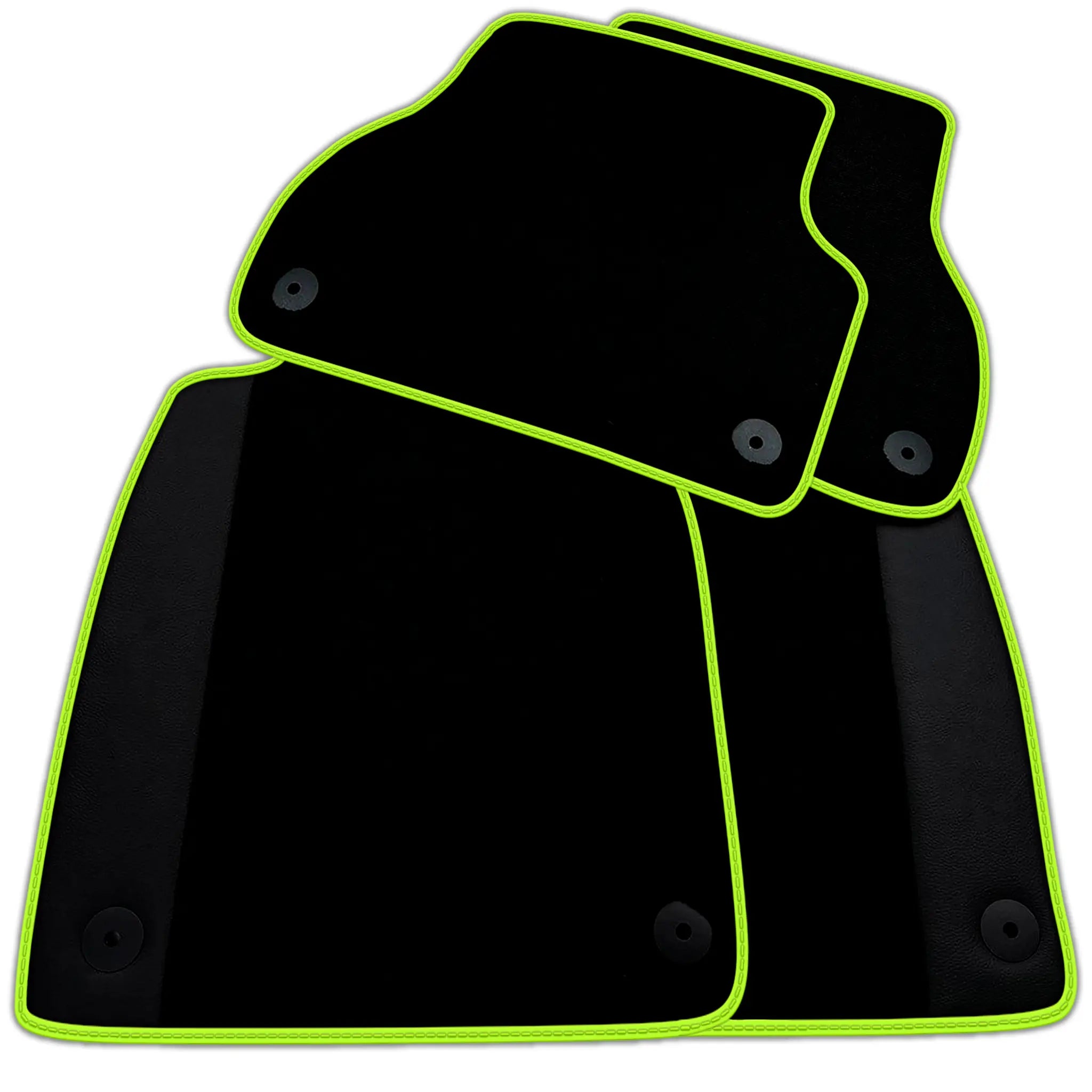 Customizable Black Floor Mats for Audi A3 - 5-door Sportback (MHEV) Mild Hybrid Electric Vehicle (2021 - 2024)
