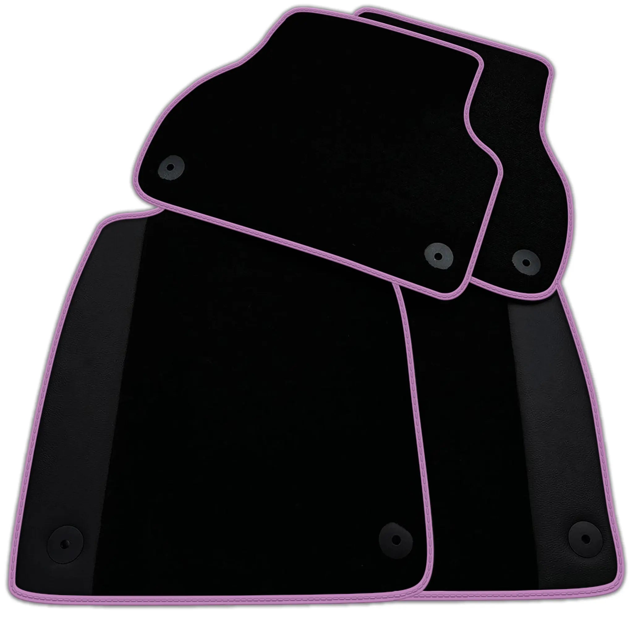 Customizable Black Floor Mats for Audi A3 - 5-door Sportback (MHEV) Mild Hybrid Electric Vehicle (2021 - 2024)