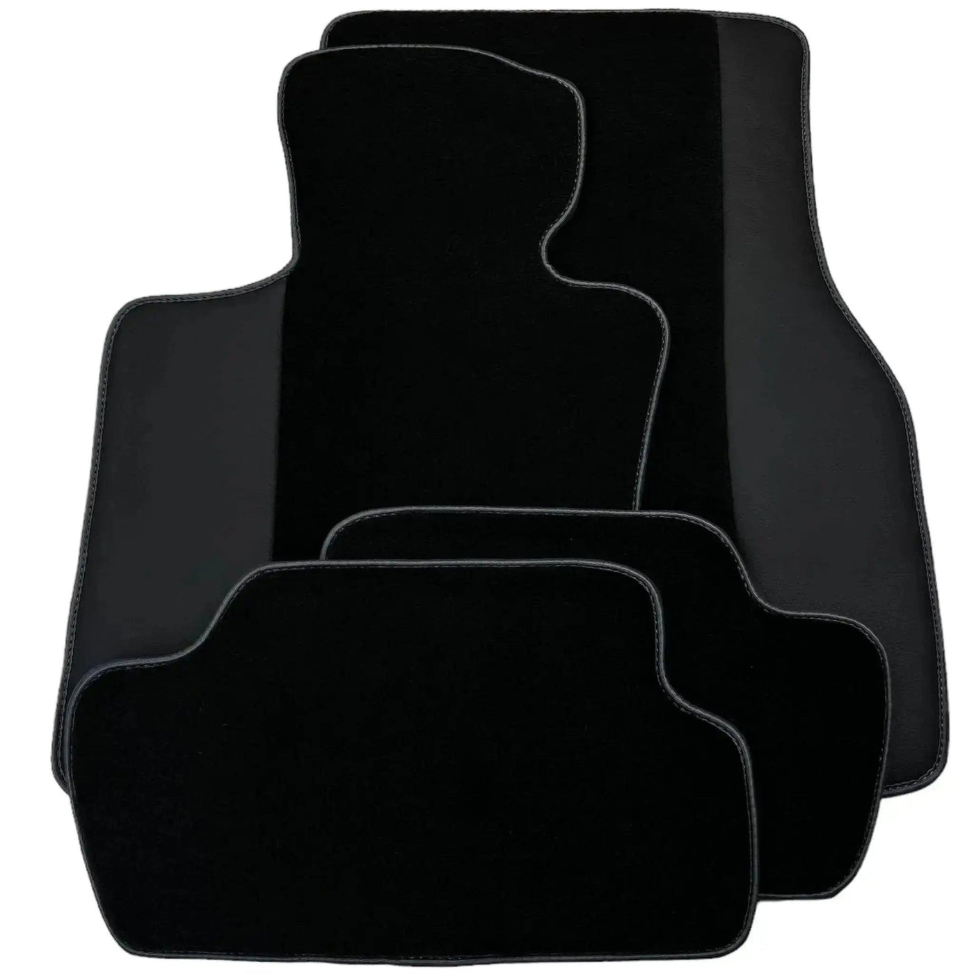Customizable Black Floor Mats for Mini Cabrio R56 Convertible (2009-2016) - AutoWin