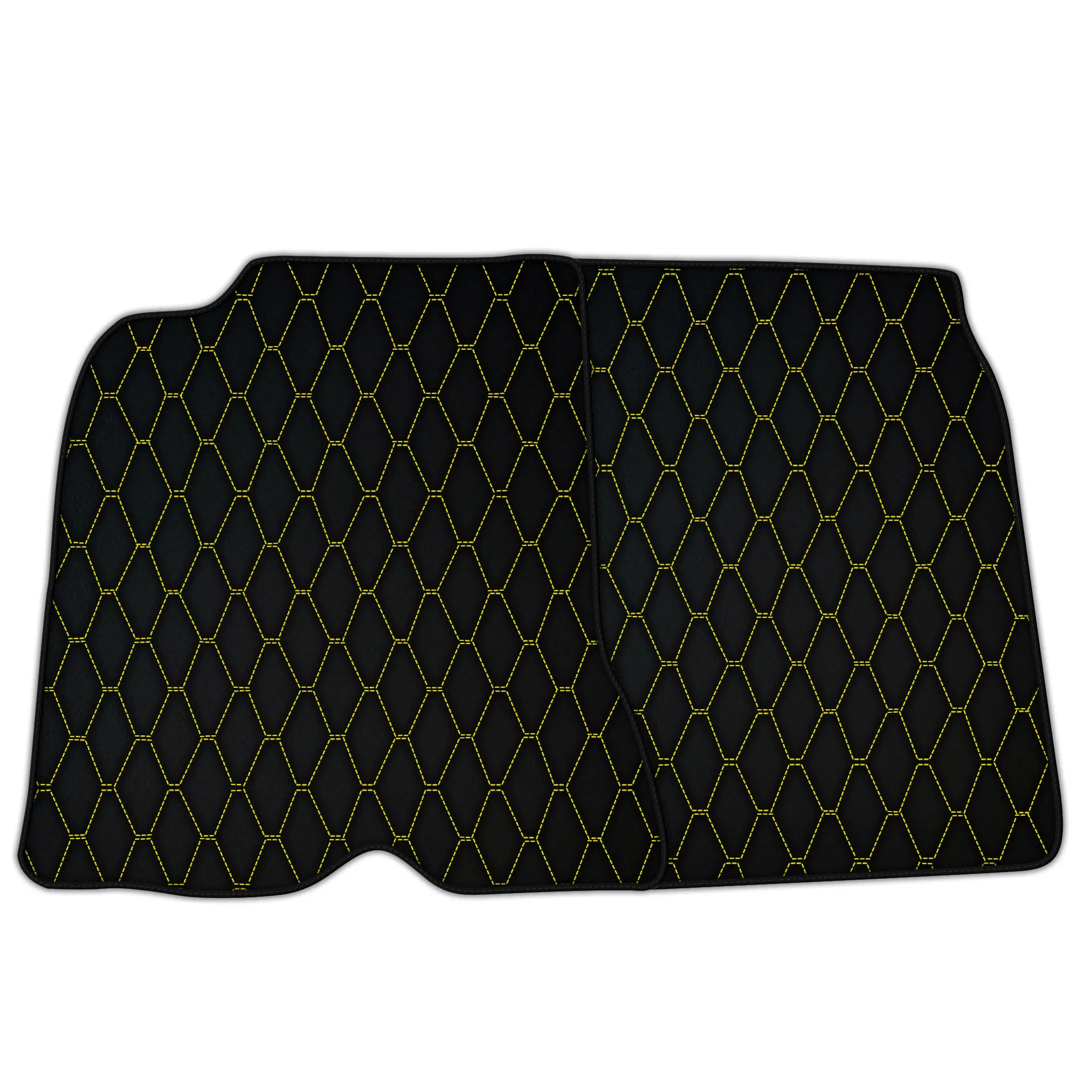 Customizable Vertical Hex Pattern Floor Mats for 2015–2018 Ferrari California T