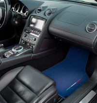 Custom Floor Mats for Lamborghini Gallardo Dark Blue Color