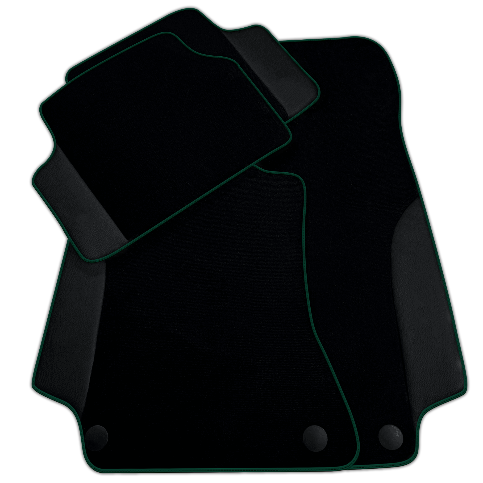 Customizable Black Floor Mats For Mercedes Benz E-Class A207 Convertible (2010-2013)