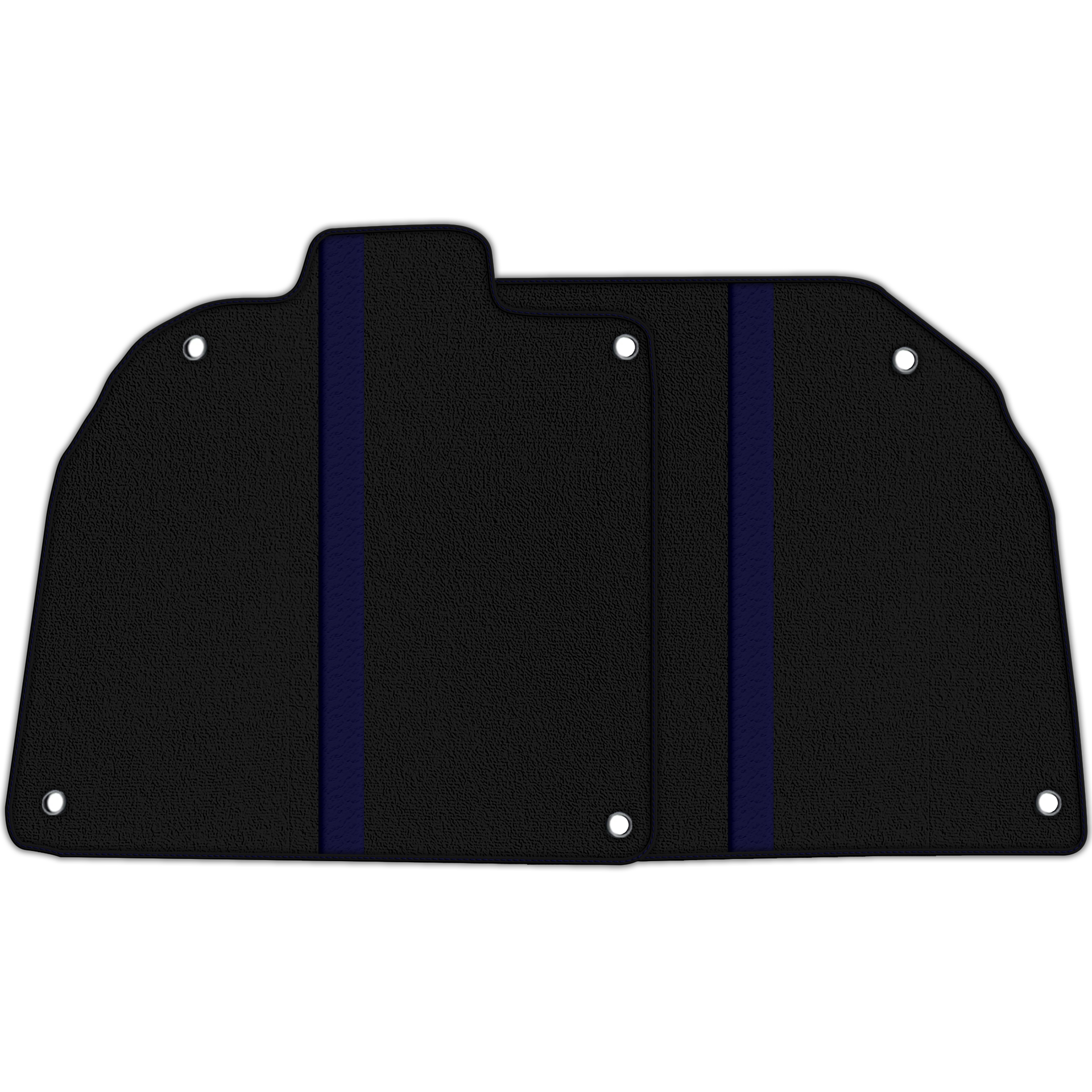 Custom Black Floor Mats with Leather for Lamborghini Aventador SV