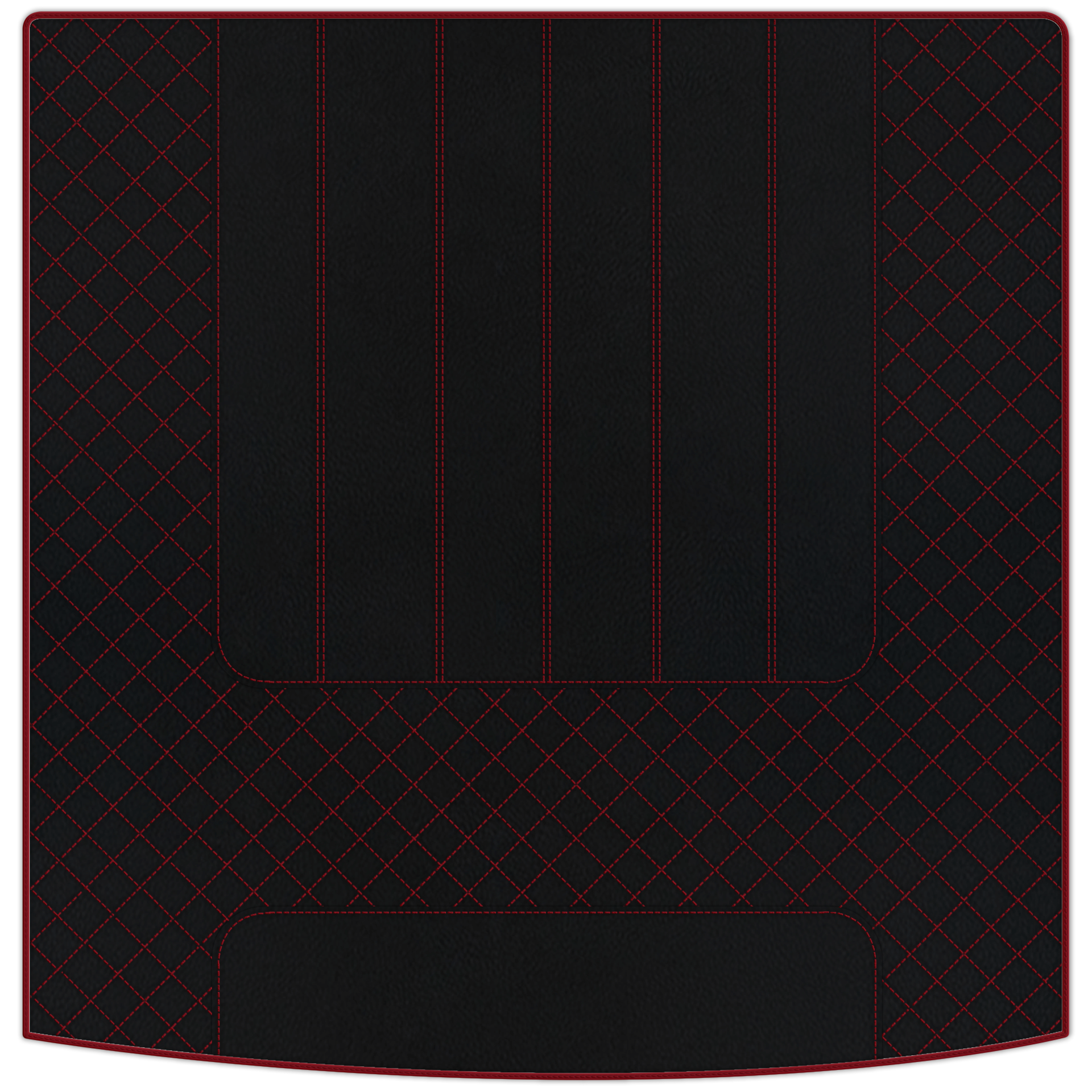 Customizable Leather Floor Mats with Double Diamond Pattern for Bentley Mulsanne (2010-2020) - AutoWin