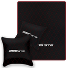 Premium Custom Black Leather Floor Mats for Ferrari FF (2011-2016)