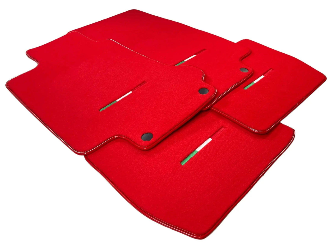 Floor Mats For Maserati GranTurismo MC (2009-2010) Red IT Edition - AutoWin