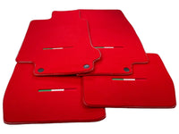 Floor Mats For Maserati GranTurismo S (2008-2012) Red IT Edition - AutoWin
