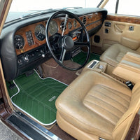 Green Leather Floor Mats For Rolls Royce Shadow 1965-1977