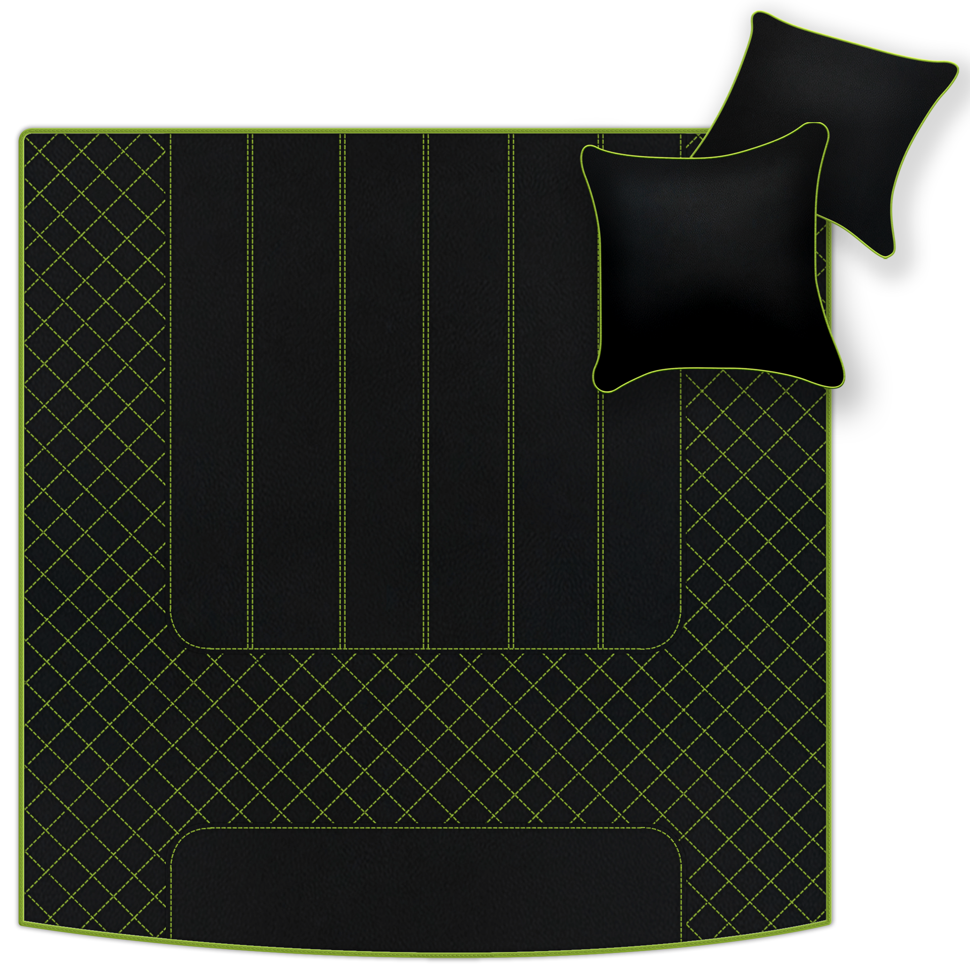 Customizable Leather Floor Mats with AW1 Pattern for Bentley Flying Spur (2019-2023) - AutoWin