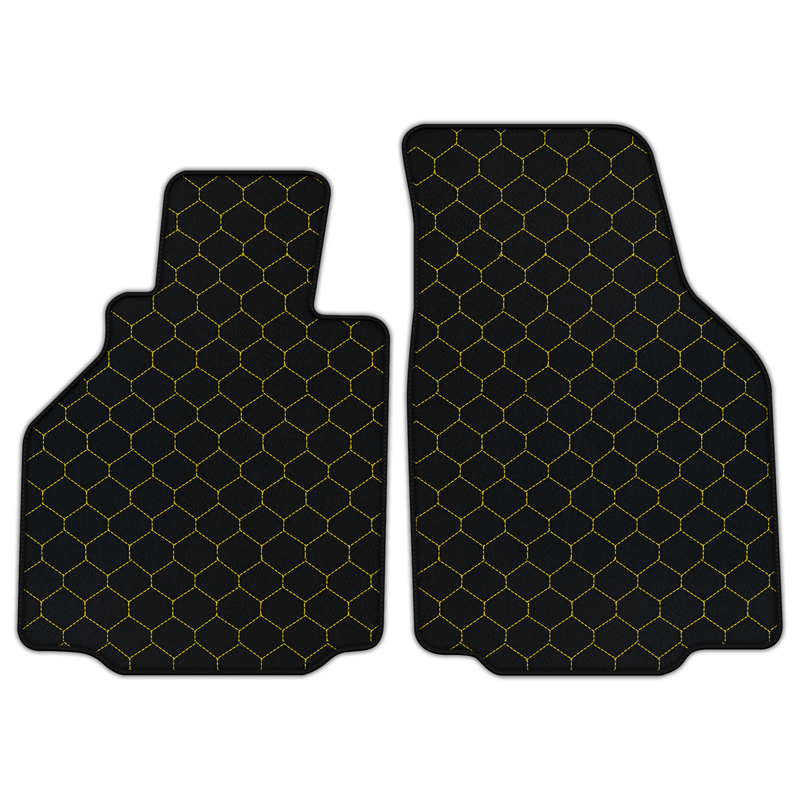 Customizable Leather Floor Mats with Hex Pattern for Porsche 911 GT3 (996) 1999–2005
