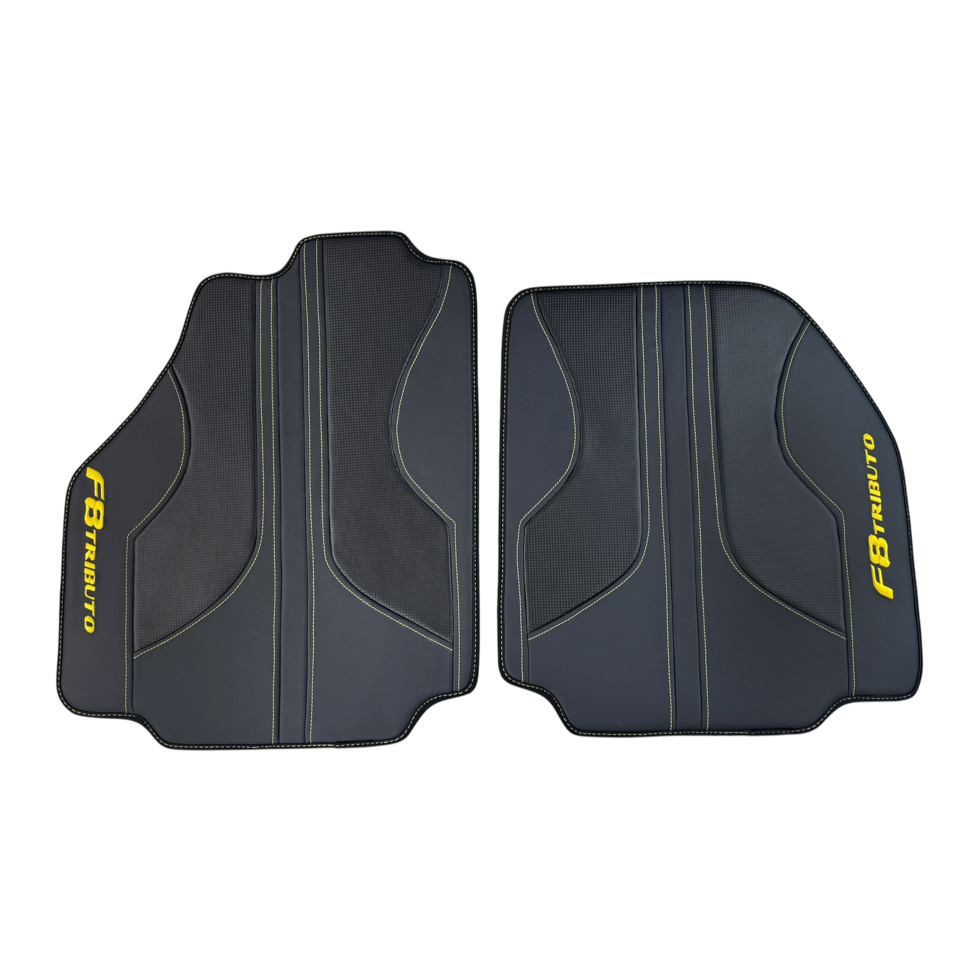 Custom Luxury Leather Floor Mats for Ferrari F8 Spider (2019-2023)