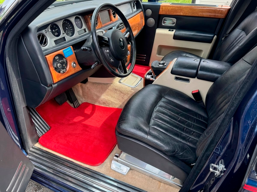 Floor Mats For Rolls Royce Phantom 2003–2016 Red
