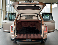 Customizable Black Sheepskin Trunk Floor Mat for Rolls-Royce Shadow (1965-1977)