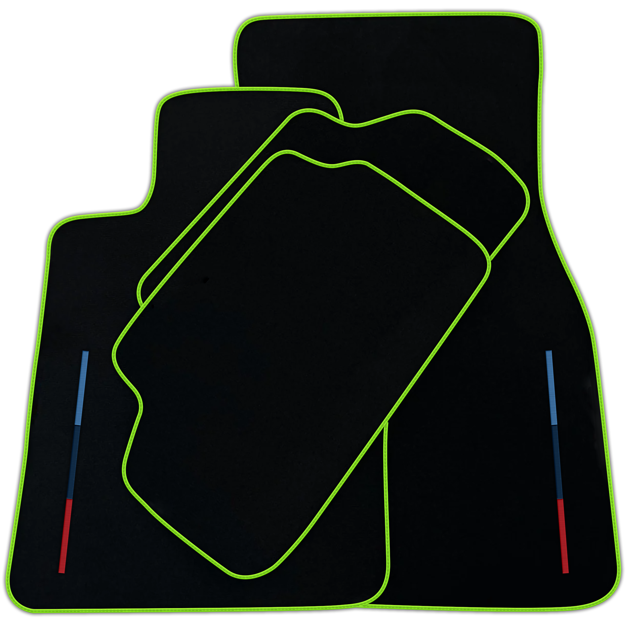 Black Floor Mats For BMW 3 Series E90 Tailored Set | Various Trim Colors