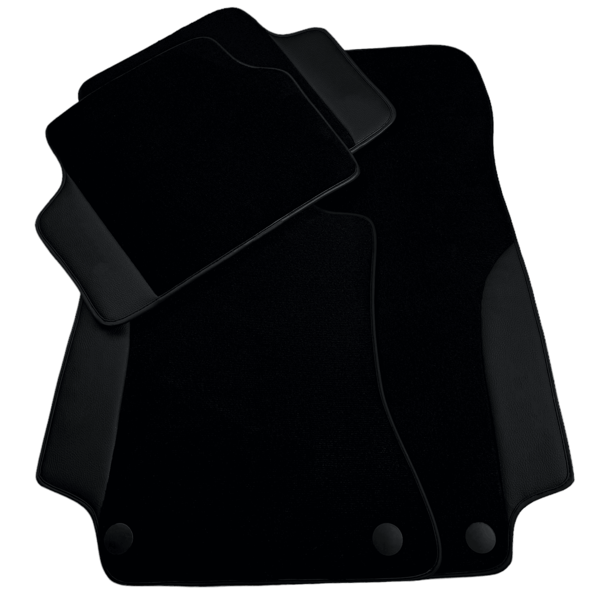 Customizable Black Floor Mats For Mercedes Benz E-Class A207 Convertible (2010-2013) - AutoWin