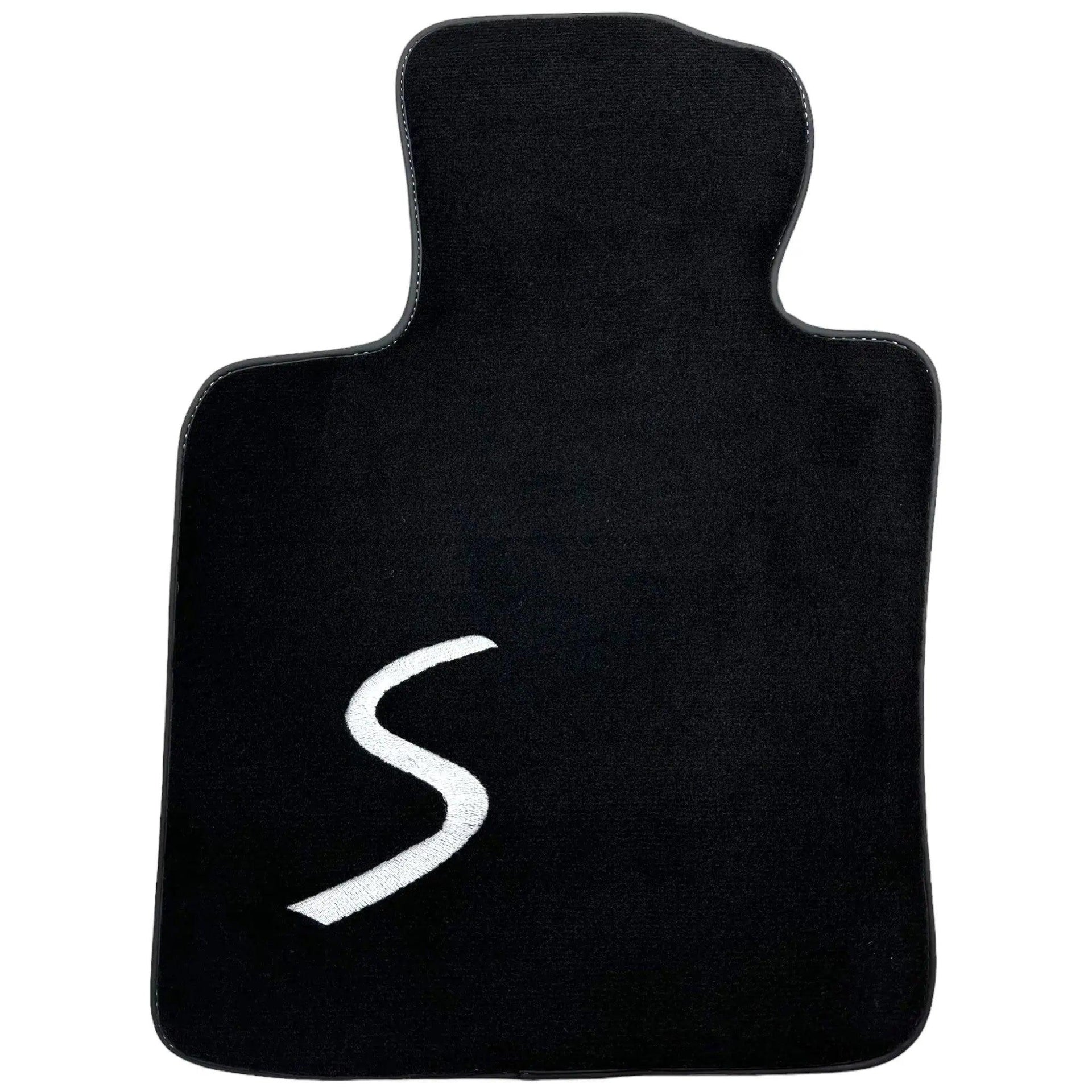 Black Floor Mats for Mini Cooper / One F56 3-Doors (2014-2023) - AutoWin
