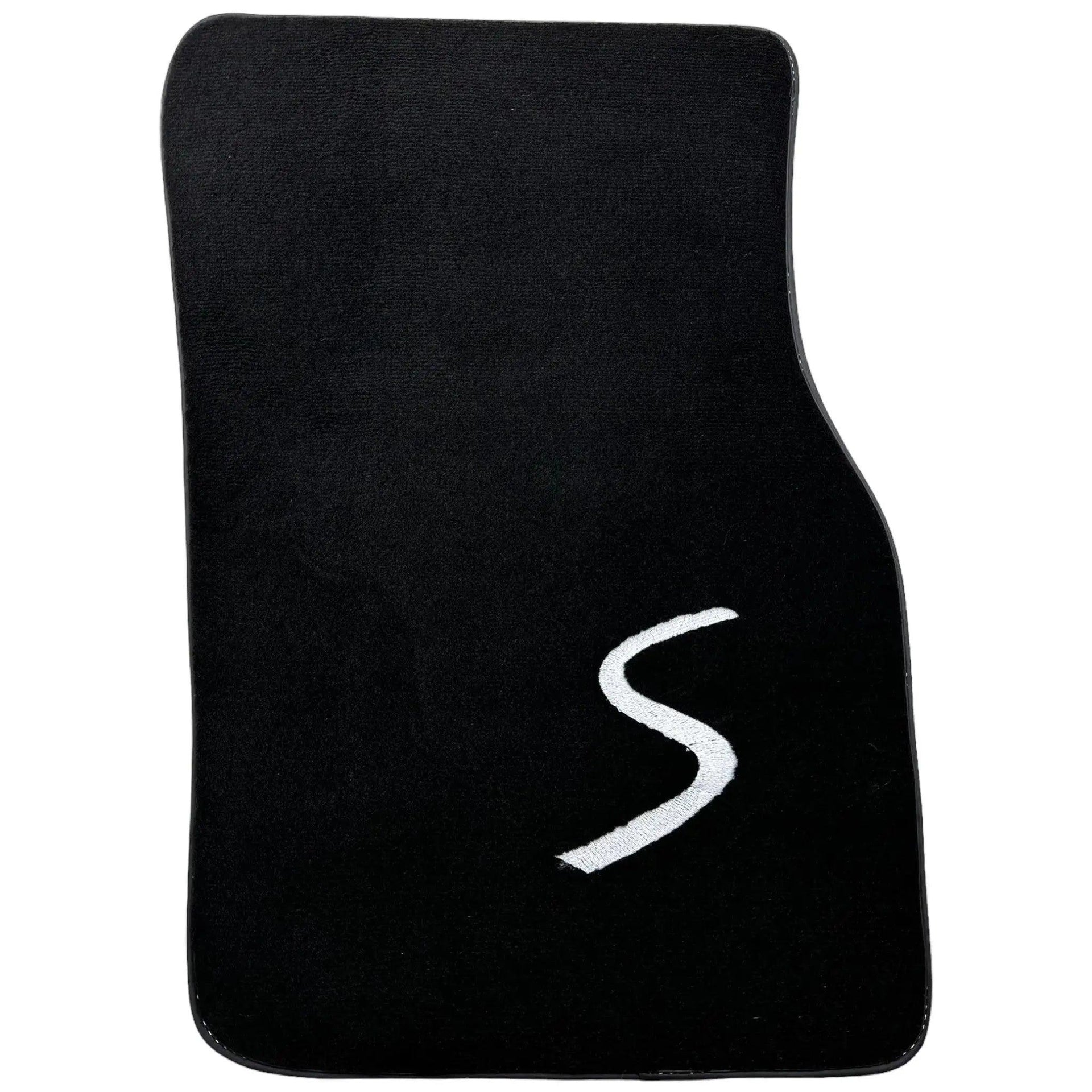 Black Floor Mats for Mini Cooper / One F56 3-Doors (2014-2023) - AutoWin