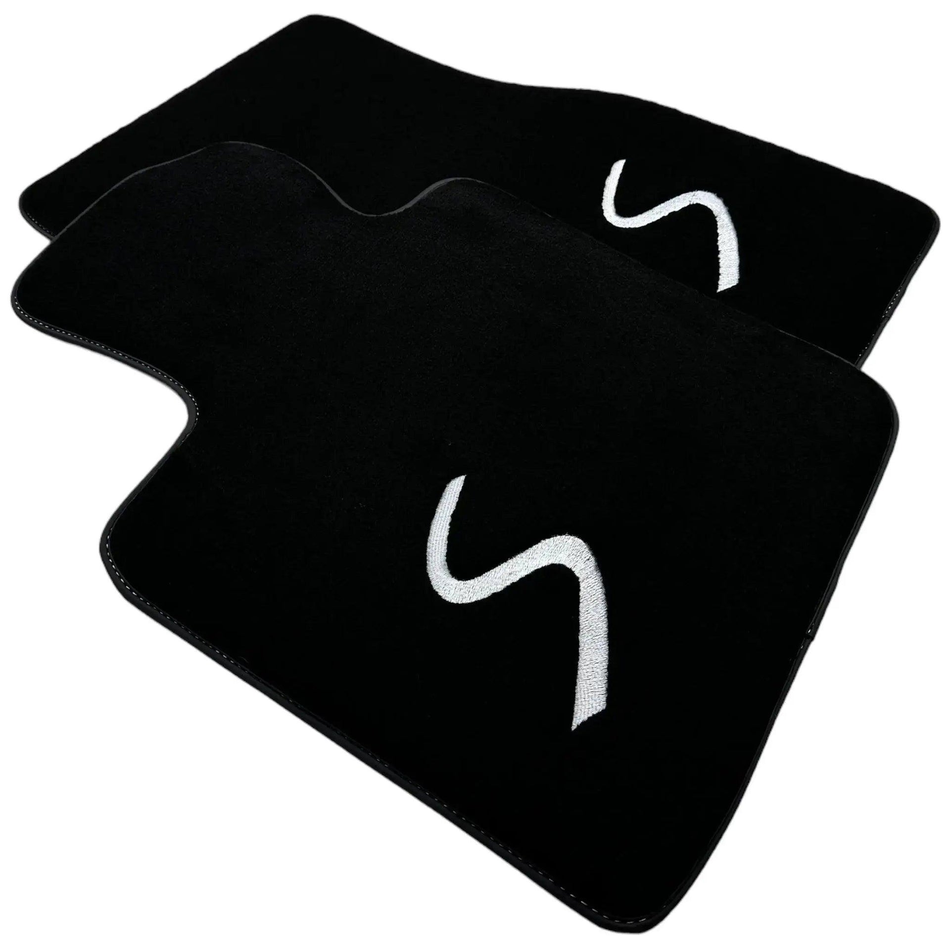 Black Floor Mats for Mini Cooper / One F56 3-Doors (2014-2023) - AutoWin