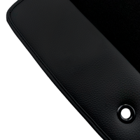 Black Floor Mats for Dodge Viper (2003-2006) with Leather | AutoWin