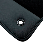 Black Floor Mats for Chrysler PT Cruiser (2001-2010) with Leather | AutoWin