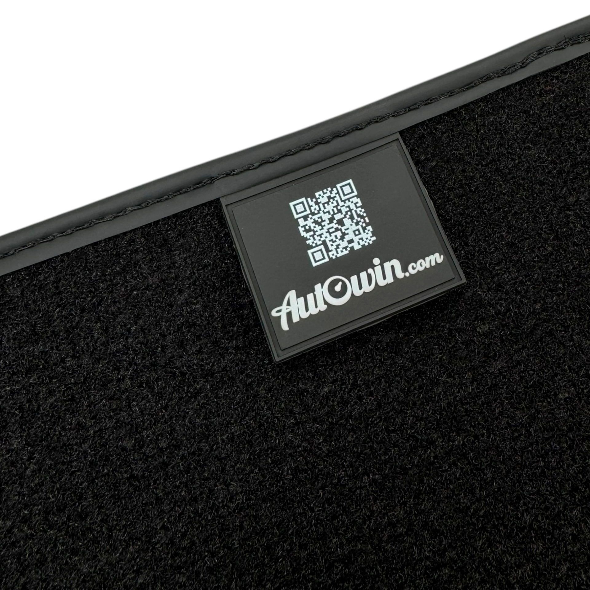 Black Floor Mats for Dodge Caliber (2006-2011) with Leather | AutoWin