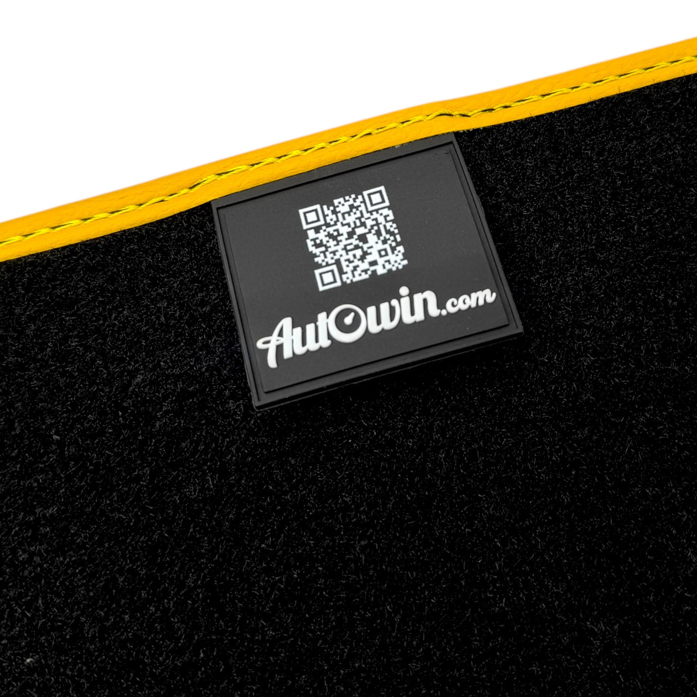 Black Leather Floor Mats for Ferrari SF90 Stradale (2019-2024) with Symmetrical Hex Pattern