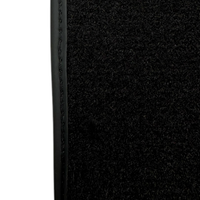 ER56 Design Black Floor Mats for Jeep Renegade (2014-2018) Co Driver without Fixing System Leather