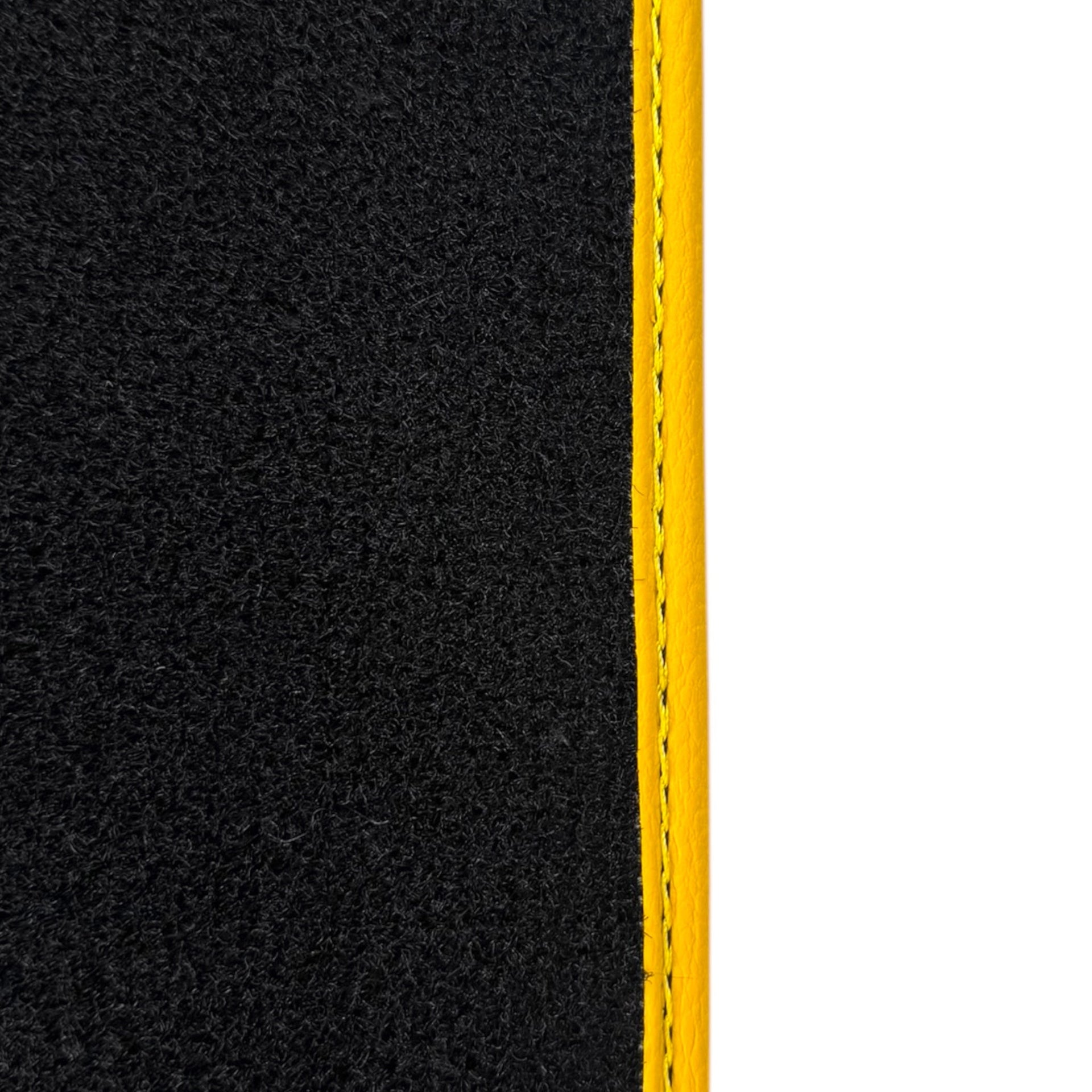 Black Leather Floor Mats for Ferrari SF90 Stradale (2019-2024) with Symmetrical Hex Pattern