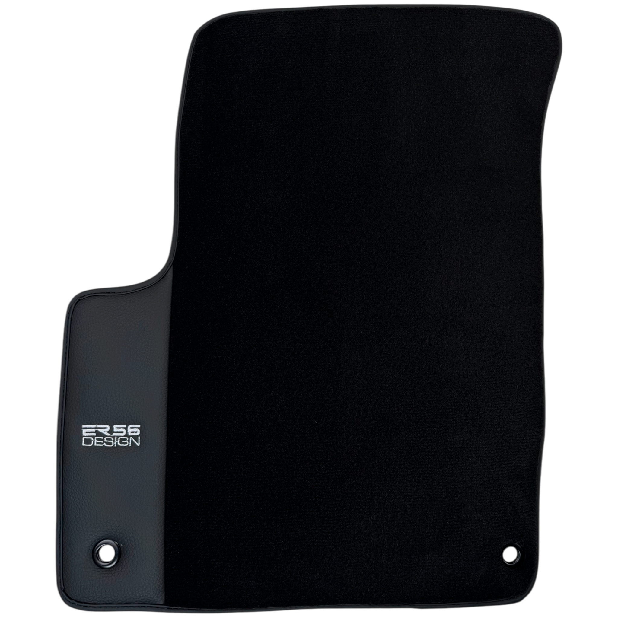 ER56 Design Black Floor Mats for Jeep Cherokee KJ Sport (2002-2007) with Leather