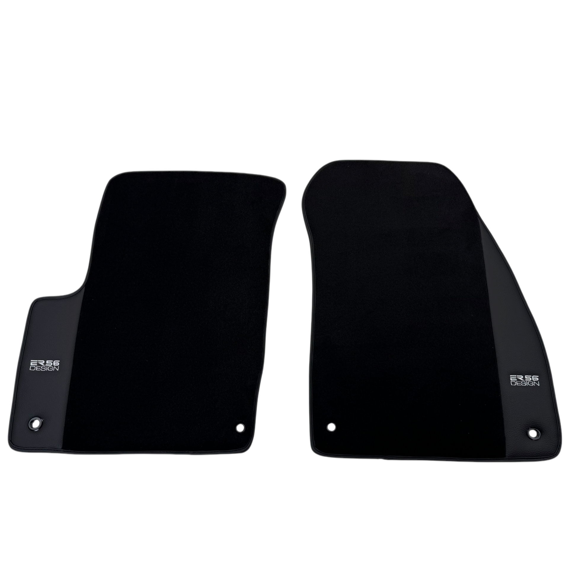 ER56 Design Black Floor Mats for Dodge Caliber (2006-2011) with Leather