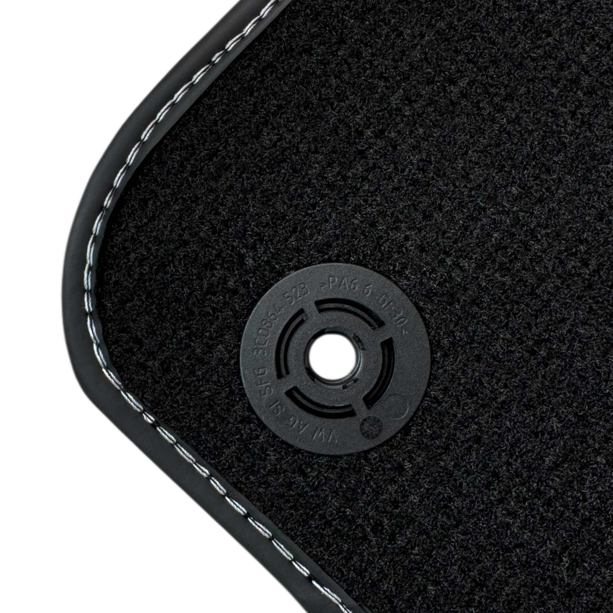 Luxury Leather Black Floor Mats for Lamborghini Revuelto (2024-2025)
