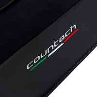 Premium Black Leather Floor Mats for Lamborghini Diablo (1990-2001)