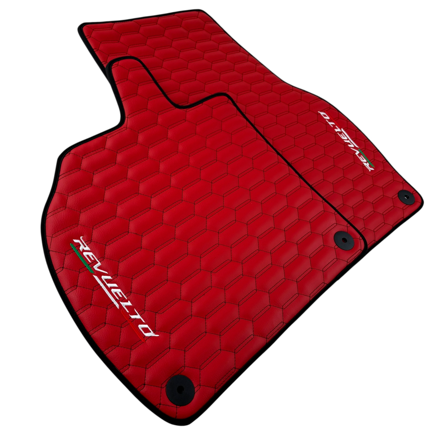 Black Carbon Fiber Floor Mats for Lamborghini Revuelto | 2024-2025
